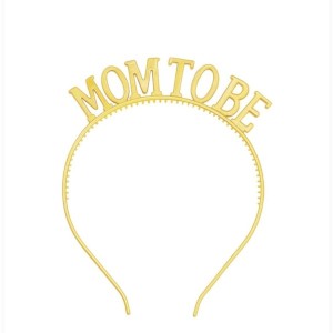 Mom To Be Taç Mika Plastik Baby Shower Tacı Gold