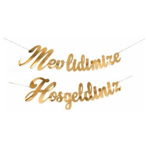 MEVLİDİMİZE HOŞGELDİNİZ SET ALTIN 