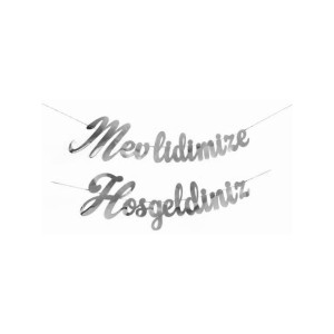  MEVLİDİMİZE HOŞGELDİNİZ SET GÜMÜŞ