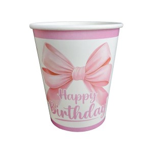  FİYONK-KURDELE HAPPY BIRHDAY KARTON BARDAK