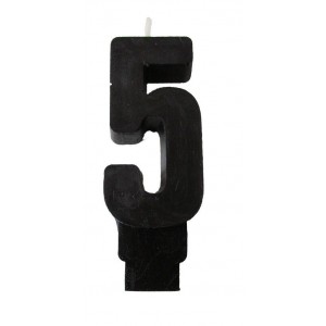 5 Yaş Siyah Mum