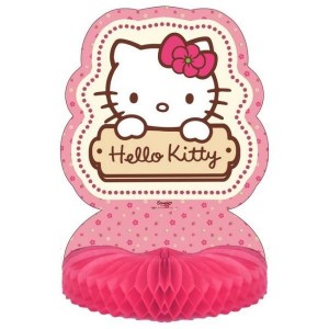 Hello Kitty Çiçekler Masa Orta Süsü