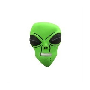 Halloween Yeşil Uzaylı Maske Dekor