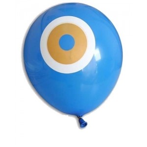 Mavi Nazar Boncuğu 10lu Latex Balon